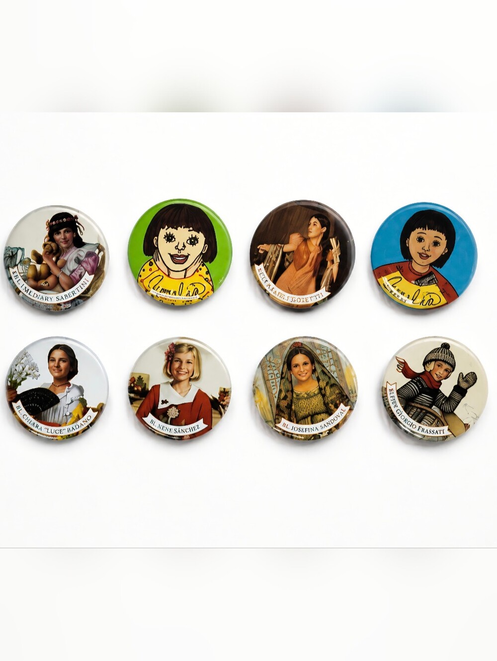 American Girl Doll Pins Vtg Pleasant Co Josefina Samantha Kirsten Kit Amelia